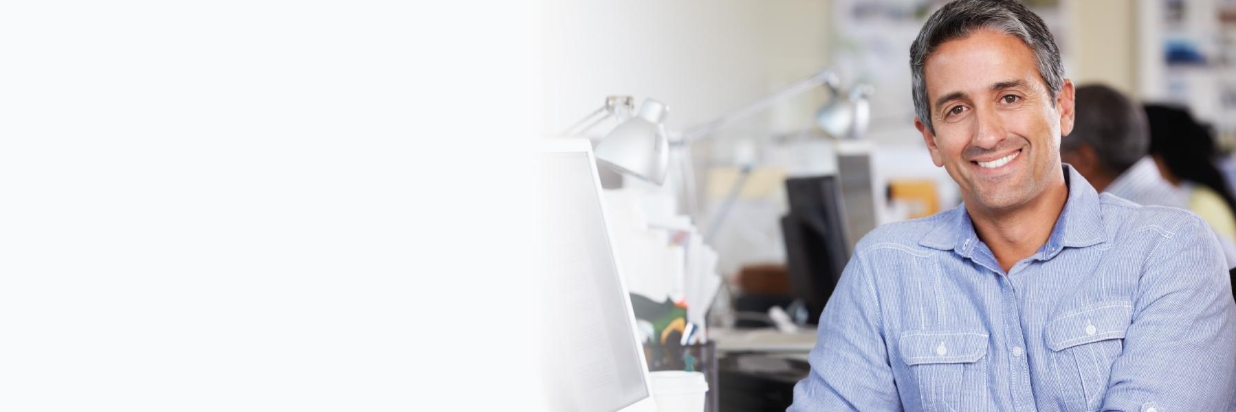 Root Canal Patient smiling in Rockville, MD 